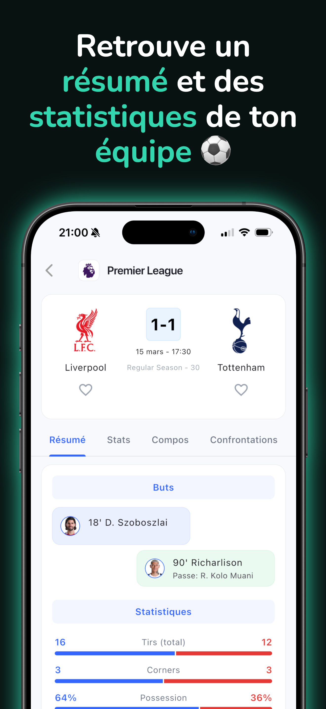 Live Goals aperçu 4